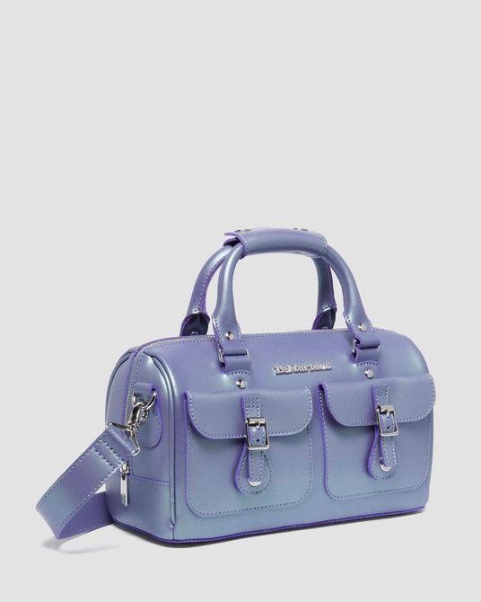 Dr. Martens Iridescent Top Handle Bag Purple SHIFT LEATHER 40983501 &mdash; фото 6 из 9