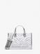 Gigi Small Metallic Zebra Jacquard Messenger Bag SILVER MULTI MICHAEL KORS — 1/3 Фото, Картинка BAG❤BAG Придбати оригінал Україна, Київ, Житомир, Львів, Одеса ❤bag-bag.com.ua