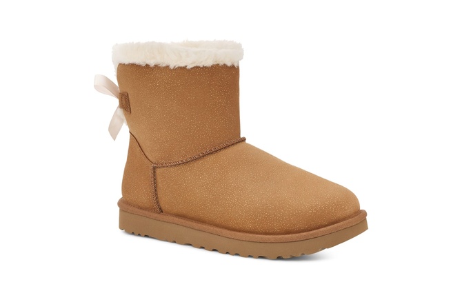 Mini Bailey bow Twinkle Classic Boot Chestnut UGG — Фото, Картинка BAG❤BAG Купить оригинал Украина, Киев, Житомир, Львов, Одесса ❤bag-bag.com.ua