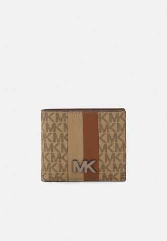 camel michael kors wallet