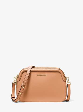 michael kors houston large crossgrain leather crossbody bag