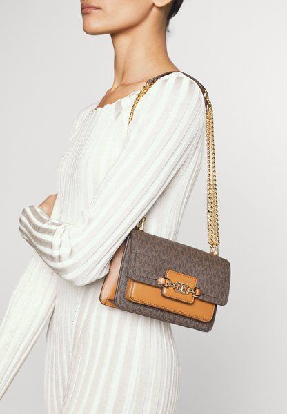 MICHAEL KORS HEATHER XS XBODY - Crossbody Bag Brown / Acorn 32S2G7HC0B-252 &mdash; фото 1 из 6