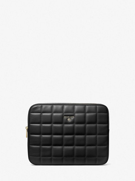 Jet Set Quilted Leather Case for iPad Pro BLACK MICHAEL KORS — Фото, Картинка BAG❤BAG Купить оригинал Украина, Киев, Житомир, Львов, Одесса ❤bag-bag.com.ua