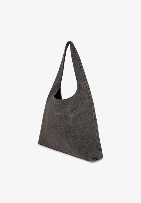 KARL LAGERFELD Hobo Unisex Handbag BLACK / GREY B1W50004-2IN &mdash; фото 3 з 6