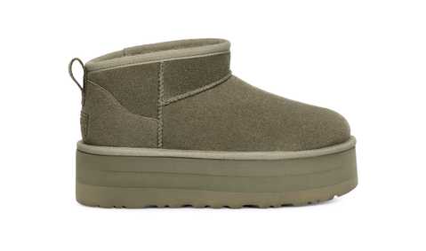 UGG® ᐉ Classic Ultra Mini Platform Boot 【MOSS GREEN】 размер