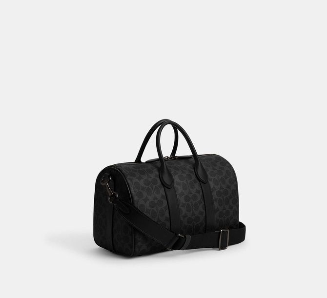COACH Compass Bag 35 In Signature Canvas Black Signature CCD92 &mdash; фото 4 з 7