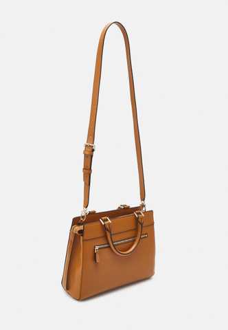 GUESS Katey Luxury Satchel Cognac