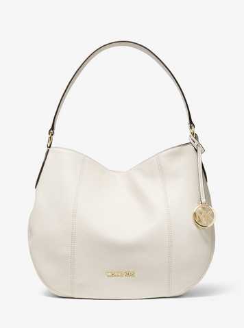 brooke large pebbled shoulder bag