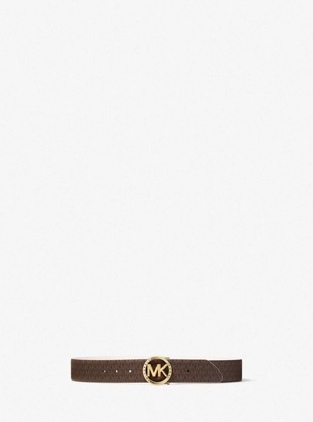 Reversible Logo and Leather Belt SOFT PINK MICHAEL KORS — Фото, Картинка BAG❤BAG Купить оригинал Украина, Киев, Житомир, Львов, Одесса ❤bag-bag.com.ua
