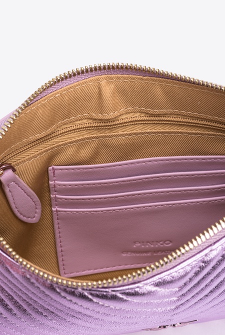 Classic Flat Bag Metal Chevron LILAC-COLOUR-BLOCK Pinko — Фото, Картинка BAG❤BAG Купить оригинал Украина, Киев, Житомир, Львов, Одесса ❤bag-bag.com.ua