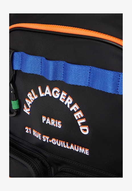 RSG ATHLEISURE CONV - Backpack A black KARL LAGERFELD — Фото, Картинка BAG❤BAG Купить оригинал Украина, Киев, Житомир, Львов, Одесса ❤bag-bag.com.ua