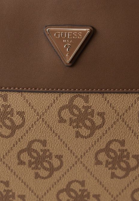 GUESS Melinda Logo Deluxe Dome Tote Tote Bag Latte Латте TWLP9902903-LTL &mdash; фото 4 з 4