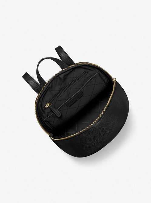 Erin Medium Pebbled Leather Backpack BLACK MICHAEL KORS — Фото, Картинка BAG❤BAG Купить оригинал Украина, Киев, Житомир, Львов, Одесса ❤bag-bag.com.ua