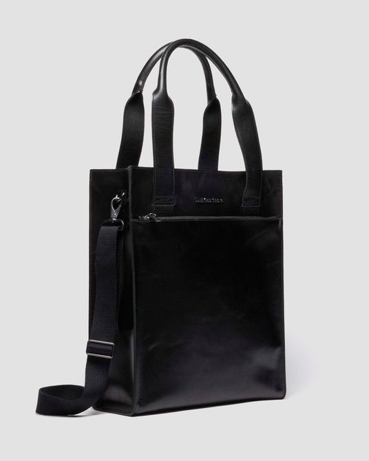 Dr. Martens Leather Tote Bag Mayhem Black MAYHEM RB;BLACK 41460001 &mdash; фото 6 з 9