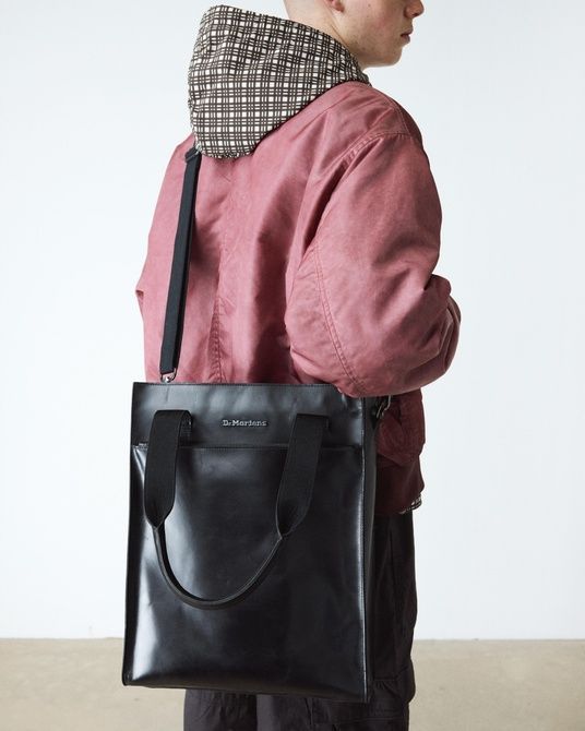 Dr. Martens Leather Tote Bag Mayhem Black MAYHEM RB;BLACK 41460001 &mdash; фото 2 з 9