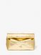 Monogramme Medium Metallic Python Embossed Leather Lunch Box Clutch GOLD MICHAEL KORS — 1/4 Фото, Картинка BAG❤BAG Купить оригинал Украина, Киев, Житомир, Львов, Одесса ❤bag-bag.com.ua