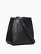 Smooth Faux Leather Bucket Bag BLACK Calvin Klein — 3/4 Фото, Картинка BAG❤BAG Купить оригинал Украина, Киев, Житомир, Львов, Одесса ❤bag-bag.com.ua