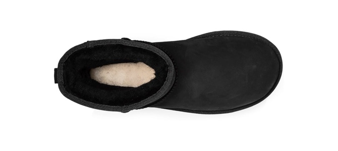 Classic Mini Leather for Women BLACK UGG — Фото, Картинка BAG❤BAG Купить оригинал Украина, Киев, Житомир, Львов, Одесса ❤bag-bag.com.ua