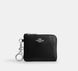 COACH Small Corner Zip Wallet SILVER / BLACK CFA27 &mdash; фото 1 из 4