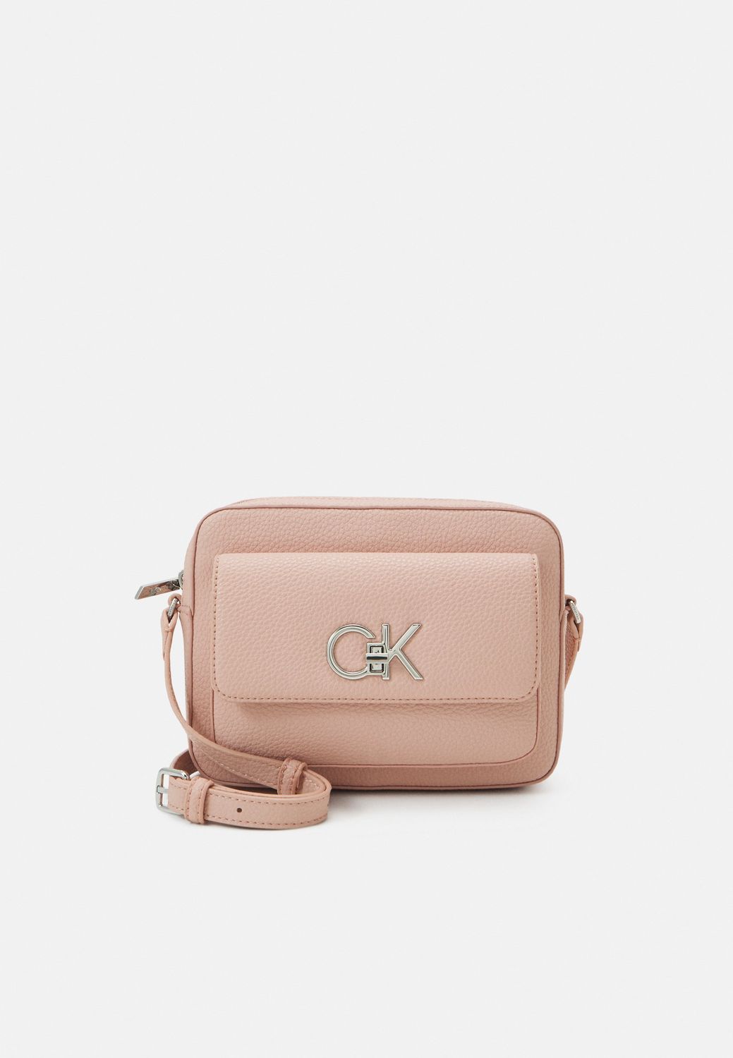 Calvin Klein LOCK CAMERA Bag WITH FLAP Crossbody Bag Caf