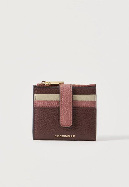 Coccinelle Metallic Tricolor Wallet Berry / Rose / Ecualyptus E2 M10 11 F7 01-906 &mdash; фото 1 из 4