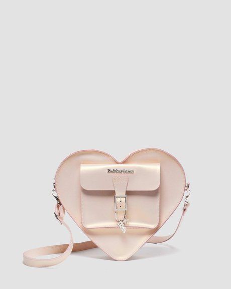 Dr. Martens Heart Bag Metallic Shift Leather Backpack Powder Pink+Gold SHIFT LEATHER 40754650 &mdash; фото 1 з 11