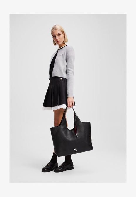KARL LAGERFELD Ikon Tote Tote Bag Black BLACK A3W30096 &mdash; фото 8 из 12