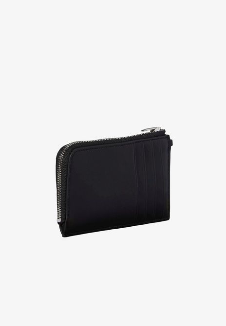 Calvin Klein Bold Cardcase Unisex Wallet BLACK / WHITE LV04F1280G-3L2 &mdash; фото 2 из 3