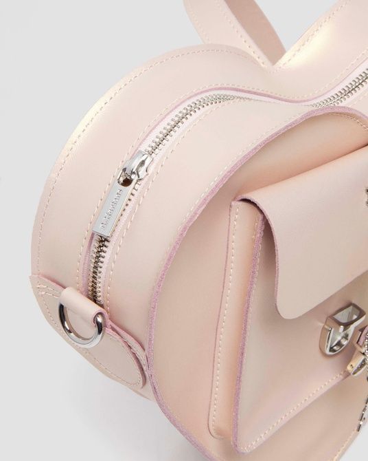 Dr. Martens Heart Bag Metallic Shift Leather Backpack Powder Pink+Gold SHIFT LEATHER 40754650 &mdash; фото 11 з 11