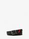 Reversible Striped Logo and Faux Leather Belt BLACK MICHAEL KORS — 1/2 Фото, Картинка BAG❤BAG Придбати оригінал Україна, Київ, Житомир, Львів, Одеса ❤bag-bag.com.ua