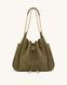 JW PEI Rowan Faux Suede Quilted Chain Bucket Bag Olive Green BG143349JWP &mdash; фото 1 з 2