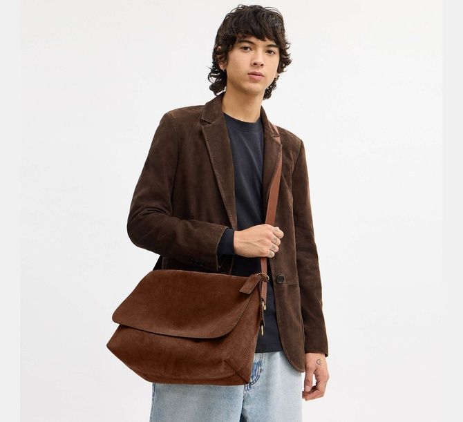COACH Ludlow Messenger Bag Warm Brown CDR11 &mdash; фото 2 из 7