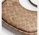 COACH Emily Shoulder Bag In Signature Canvas Gold / Tan / Brown CDX17 &mdash; фото 9 из 11