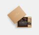 COACH Boxed Mini Rowan Crossbody Bag And Mirror Bag Charm Set In Signature Canvas Gold / Walnut / Black CCL59 &mdash; фото 3 з 7