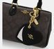 COACH Boxed Mini Rowan Crossbody Bag And Mirror Bag Charm Set In Signature Canvas Gold / Walnut / Black CCL59 &mdash; фото 5 з 7