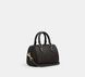 COACH Boxed Mini Rowan Crossbody Bag And Mirror Bag Charm Set In Signature Canvas Gold / Walnut / Black CCL59 &mdash; фото 2 з 7