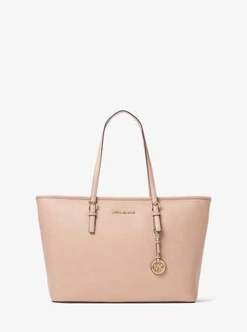 Jet Set Medium Saffiano Leather Top-zip Tote Bag