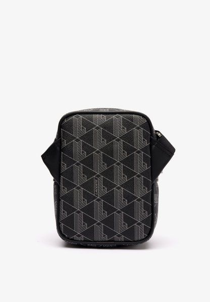 Lacoste THE BLEND UNISEX - Crossbody Bag Monogram noir gris NH4409LX &mdash; фото 1 из 9