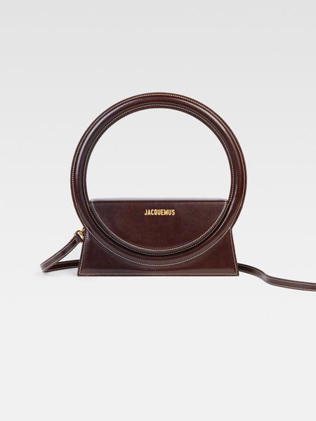 Jacquemus Le sac Rond &mdash; Circle purse DARK BROWN 221BA015-3068-880 &mdash; фото 1 из 6