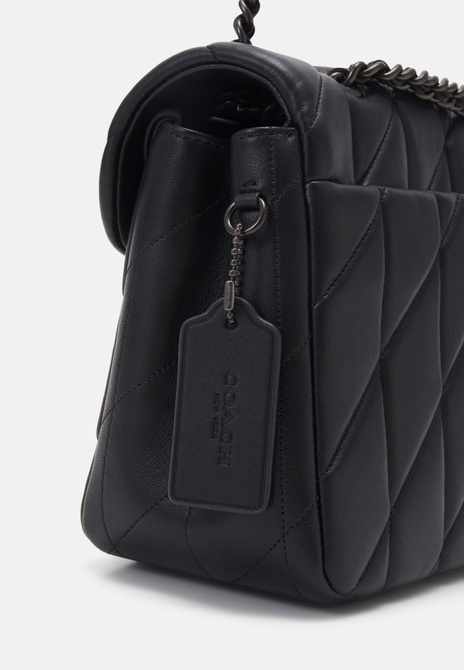 QUILTED TABBY SHOULDER Bag 33 WITH CHAIN - Handbag BLACK COACH — Фото, Картинка BAG❤BAG Купить оригинал Украина, Киев, Житомир, Львов, Одесса ❤bag-bag.com.ua