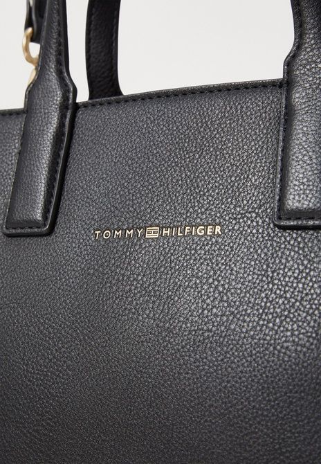 TOMMY HILFIGER Logotape Mini Tote Handbag Black BLACK AW0AW17448 &mdash; фото 7 из 7