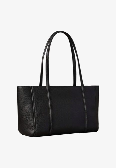 Calvin Klein Emblem Pebble Tote Handbag Black BLACK LV04F3424G-UB1 &mdash; фото 3 из 4