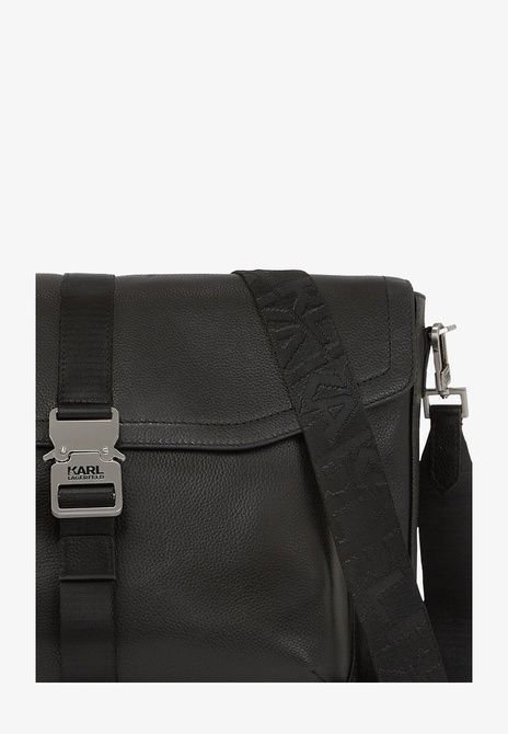 KARL LAGERFELD Pebbled Crossbody Bag BLACK BG100398KARL &mdash; фото 4 из 5