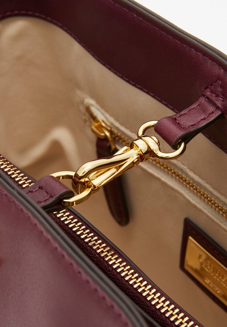 MARCY SATCHEL SMALL - Handbag Vintage burgundy RALPH LAUREN — Фото, Картинка BAG❤BAG Купить оригинал Украина, Киев, Житомир, Львов, Одесса ❤bag-bag.com.ua