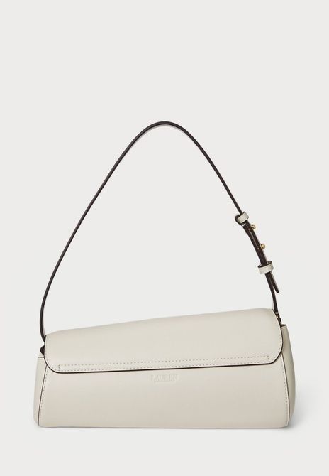 RALPH LAUREN Leather Medium Tasha East-West Bag Handbag Soft White Soft white 431977487-004 &mdash; фото 3 из 6