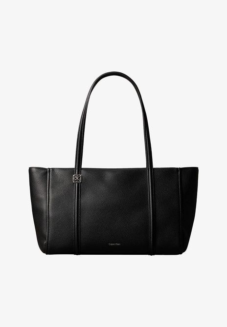 Calvin Klein Emblem Pebble Tote Handbag Black BLACK LV04F3424G-UB1 &mdash; фото 2 из 4