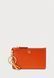 RALPH LAUREN Leather Zip Card Case Wallet ORANGE 432876731-024 &mdash; фото 1 из 2