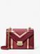 MICHAEL KORS Whitney Medium Signature Logo and Metallic Shoulder Bag CHERRY MULTI 35F4GWHL6M &mdash; фото 1 из 3