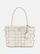GUESS Maylee Woven Girlfriend Tote Off-White 14808525 &mdash; фото 1 из 2