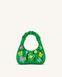Gabbi Floral Medium Ruched Hobo Handbag GREEN JW PEI — 9/12 Фото, Картинка BAG❤BAG Купить оригинал Украина, Киев, Житомир, Львов, Одесса ❤bag-bag.com.ua